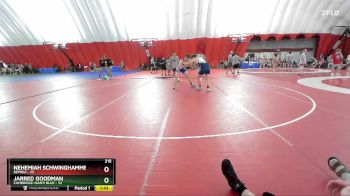 215 lbs Placement (16 Team) - Nehemiah Schwinghammer, Bemidji vs Jarred Goodman, Cambridge-Isanti Blue