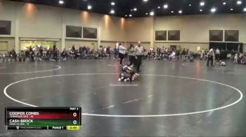 65 lbs Finals (2 Team) - Cooper Combs, Tennessee Red vs Cash Brock, Iowa Silver