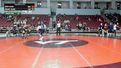 285 lbs Round Of 16 - Nick Cook, Noke Wrestling RTC vs Brody Kline, Franklin & Marshall