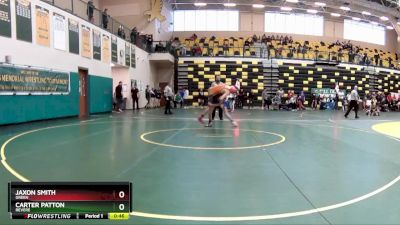 120 lbs Cons. Round 3 - Carter Patton, REVERE vs Jaxon Smith, GREEN