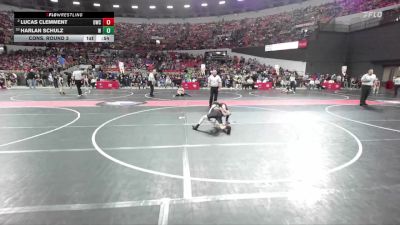 72 lbs Cons. Round 3 - Harlan Schulz, Reedsville Wrestling vs Lucas Clemment, Oregon Wrestling Club