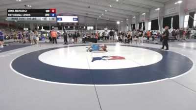 144 lbs Cons. Quarters - Luke Benedict, Central Kentucky Wrestling vs Nathanial Lewis, SPIRE RTC