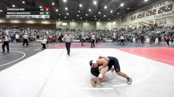 156 lbs Round Of 16 - Christian Ritz, Fallon Outlaws WC vs Sevelo Mahafutau, Crusader Wrestling