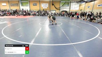 126 lbs Round Of 32 - Kai Ly, Minnechaug vs Dillan Lacasse, Springfield