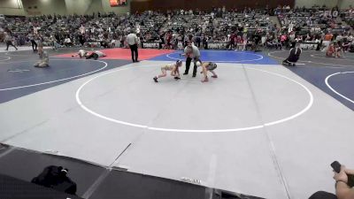 73 lbs Round Of 16 - Giselle Campbell, Redwave WC vs Branson Bressler, McKenzie River Mat Club