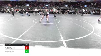 132-138.2 lbs Quarterfinal - Rylin Beatty, MoWest Championship Wrestling vs Kyra Hains, Lincoln East
