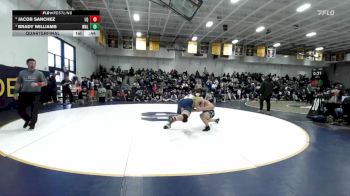 190 lbs Quarterfinal - Jacob Sanchez, La Quinta/LQ vs Brady Williams, Walnut