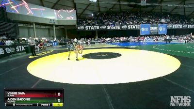 1A 126 lbs Champ. Round 1 - Aiden Badonie, Wapato vs Vinnie Saia, Blaine