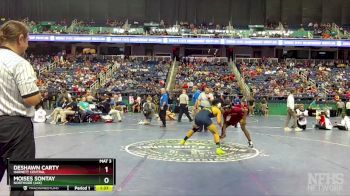 3A 157 lbs Quarterfinal - Deshawn Carty, Harnett Central vs Moises Sontay, Northside (Jax)