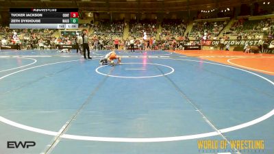 67 lbs Round Of 16 - Tucker Jackson, Contender Wrestling Academy vs Zeth Dykhouse, Massa's Maniacs