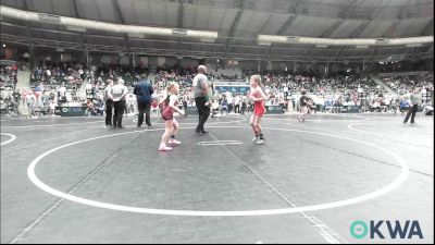 66 lbs Consi Of 8 #2 - Rocket Jones, Raw Wrestling Club vs Tinslynn Burdick, Perry Wrestling Academy