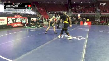 3A-285 lbs Cons. Round 4 - Armon Williams, Bettendorf vs Kaden Stitt, Iowa City, West