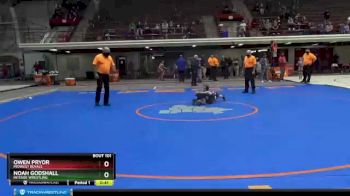 49 lbs Round 1 - Owen Pryor, Midwest Royals vs Noah Godshall, Intense Wrestling