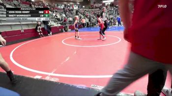 64 lbs Cons. Semi - John Ross Henry, Fayetteville Wild Hog Wrestling vs Rhett Morrissett, Lonoke Youth Wrestling
