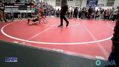 100 lbs Semifinal - Augustus Cosby, Pawhuska Elks Takedown vs Cannon Hughes, Verdigris Youth Wrestling