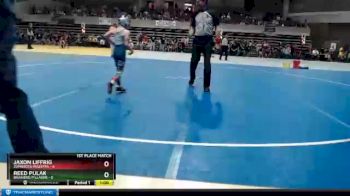 50 lbs Finals (8 Team) - Jaxon Liffrig, Zumbrota-Mazeppa vs Reed Pulak, Brainerd/Pillager