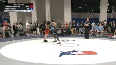 71 kg Quarters - Marcus Killgore, Mountain Lion Wrestling Club vs Colin Rutlin, Team Missouri Select