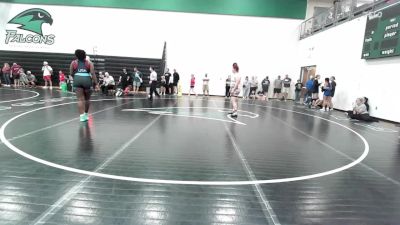 190 lbs Round 2 - Jaycee Jo Crumet, Turner Wrestling Club vs Laila Tilly, Har-Ber