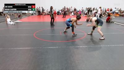 150 lbs Round 4 (6 Team) - Noah Carter, Bulloch Bandits Wrestling Club vs Jin Davis, West Forsyth Wrestling Club