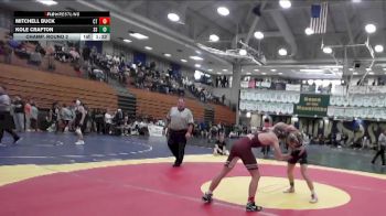 120 lbs Champ. Round 2 - Mitchell Buck, Cherokee Trail vs Kole Crafton, Spanish Springs