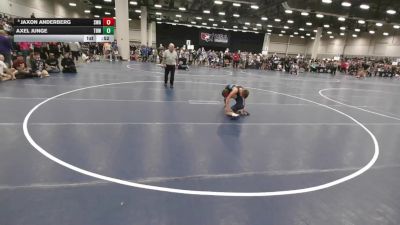 86 lbs Cons. Sub-rd Of 16 - Jaxon Anderberg, Summit Wrestling Academy vs Axel Junge, The Best Wrestler