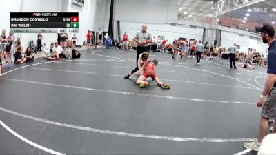 72 lbs Round 5 (8 Team) - Kai Welch, Smitty`s Barn vs Brandon Costello, U2 Vougars Uprising VHW