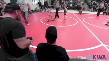 49 lbs Consi Of 4 - Waylon Wooten, Warner Eagles Youth Wrestling vs Matthew Harper, Spiro