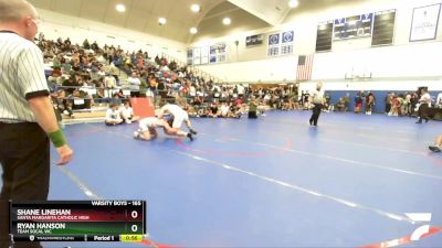 165 lbs Quarterfinal - Shane Linehan, Santa Margarita Catholic High vs Ryan Hanson, Team SoCal WC