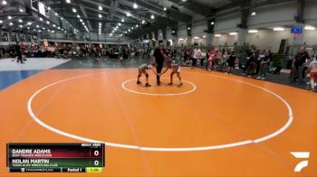 85 lbs 1st Place Match - Dandre Adams, Best Trained Wrestling vs Nolan Martin, Texas Elite Wrestling Club