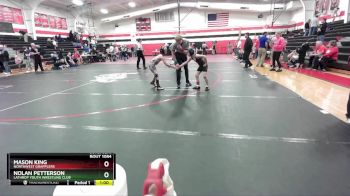 65 lbs Cons. Semi - Nolan Petterson, Lathrop Youth Wrestling Club vs Mason King, Northwest Grapplers