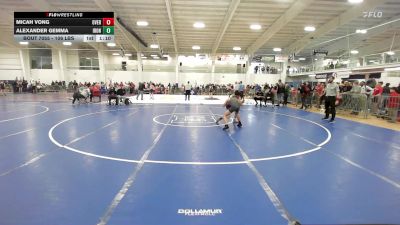 106 lbs Round Of 32 - Micah Vong, Overcomer Training Center vs Alexander Gemma, Iron Faith WC