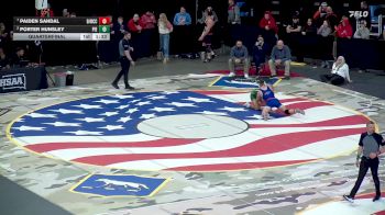 Quarterfinal - Paiden Sandal, Douglas/Rapid City Christian vs Porter Hunsley, Pierre T.F. Riggs