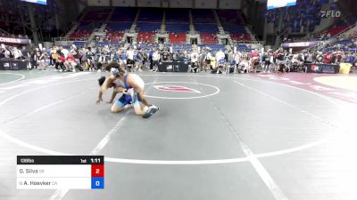 138 lbs Rnd Of 64 - Giovanni Silva, OR vs Ames-Michael Hoevker, CA