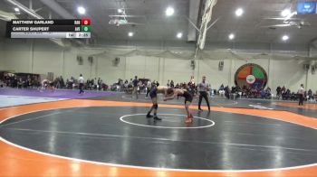 157 lbs Cons. Round 4 - Matthew Garland, Randolph vs Carter Shupert, Averett