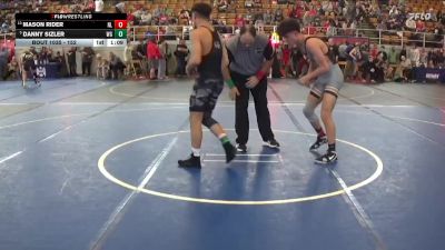 152 lbs Cons. Round 1 - Danny Sizler, West Geauga vs Mason Rider, New Lexington