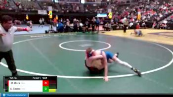 152 lbs Quarterfinal - DJ Rock, Brighton vs Andrew Sarro, Grandview