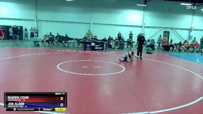 130 lbs Round 3 (8 Team) - Raiden Cook, Washington vs Joe Alger, Minnesota Red