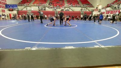 130 lbs Rr Rnd 1 - Layla Brown, Poteau Vikings vs Brayden Colibert, Tulsa Blue T Panthers