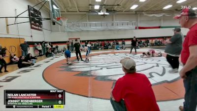 120 lbs Round 3 - Johnny Rosenberger, Riverton USA Wrestling vs Nolan Lancaster, Ten Sleep/Hyattville Scrappers