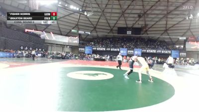 Boys 3A 144 lbs Cons. Round 6 - Braxton Beard, Central Valley vs Fisher Norris, Lakeside (Seattle)