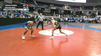 6A 120 lbs Cons. Semi - Amonte Fleming, Mortimer Jordan HS vs Brylynn Brite, Athens