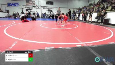 83 lbs Rr Rnd 2 - Taylor Madrid, Team Tulsa Wrestling Club vs Emma Luper, Wyandotte Youth Wrestling