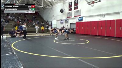 125 lbs Champ. Round 2 - Adrian Jimenez, Cerritos College vs Jesus Gamboa, Lemoore College