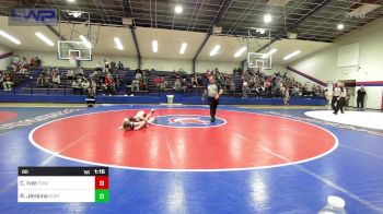 80 lbs Rr Rnd 1 - Cohen Ivie, Ponca City vs Rylan Jenkins, Fort Gibson