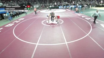 II-110 lbs Champ. Round 2 - Mason Vanderhoff, Thomas A Edison vs Seth Strain, Adirondack