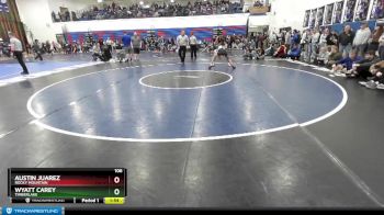 106 lbs Semifinal - Wyatt Carey, Timberlake vs Austin Juarez, Rocky Mountain