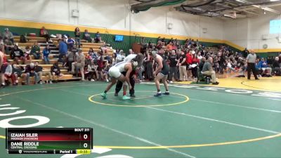157 lbs Cons. Round 2 - Dane Riddle, CENTRAL CROSSING vs Izaiah Siler, Madison (Madison)