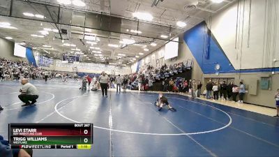 64 lbs Quarterfinal - Levi Starr, Roy Wrestling Club vs Trigg Williams, Westlake