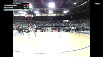 130 lbs Quarterfinal - Kyler Scott, Century vs Leona Martinez, Central Catholic