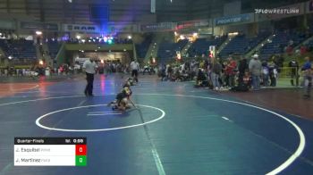 Quarterfinal - Jeremiah Esquibel, Pomona Elite vs Jaxson Martinez, Pueblo County Wrestling Club